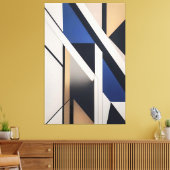Geometrien der Stille Leinwanddruck (Insitu (Wohnzimmer))