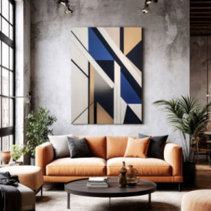 Geometrien der Stille Leinwanddruck