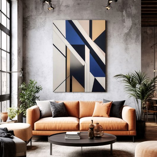 Geometrien der Stille Leinwanddruck