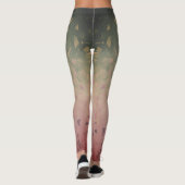Geometrien - Erdbeerkiwi Leggings (Rückseite)