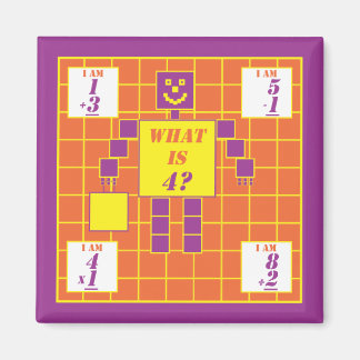 Geometrien-Magnet-Platz-Alter 4 Magnet