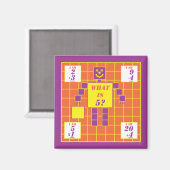 Geometrien-Magnet-Platz-Alter 5 Magnet (Vorderseite/Rückseite)