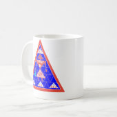 Geometrien-Tasse-Dreieck-Alter 6 Kaffeetasse (Vorderseite Links)