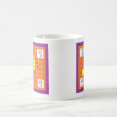 Geometrien-Tasse-Quadrat-Alter 6 Kaffeetasse (Mittel)
