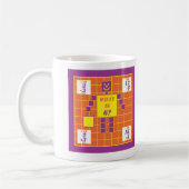 Geometrien-Tasse-Quadrat-Alter 6 Kaffeetasse (Links)