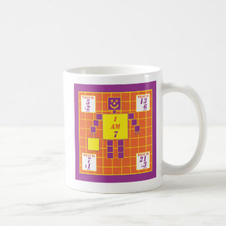 Geometrien-Tasse-Quadrat-Alter 7 Kaffeetasse
