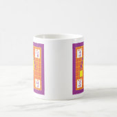 Geometrien-Tasse-Quadrat-Alter 8 Kaffeetasse (Mittel)