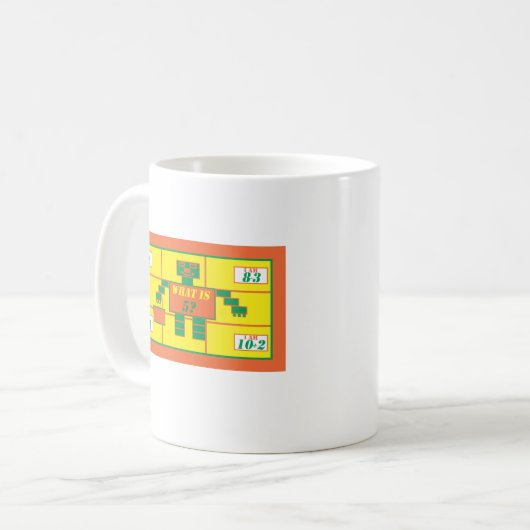 Geometrien-Tasse-Rechteck-Alter 5 Kaffeetasse (Vorderseite Links)