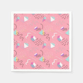 Geometrien und Squiggles der 90er Jahre Serviette (Vorderseite)