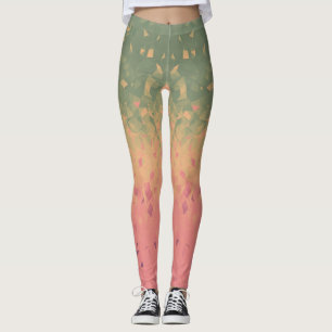 Geometrien - Wassermelon Leggings
