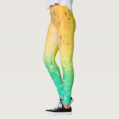 Geometrien - Zitronen Limon Leggings (Links)