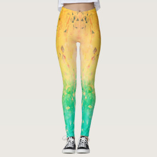 Geometrien - Zitronen Limon Leggings