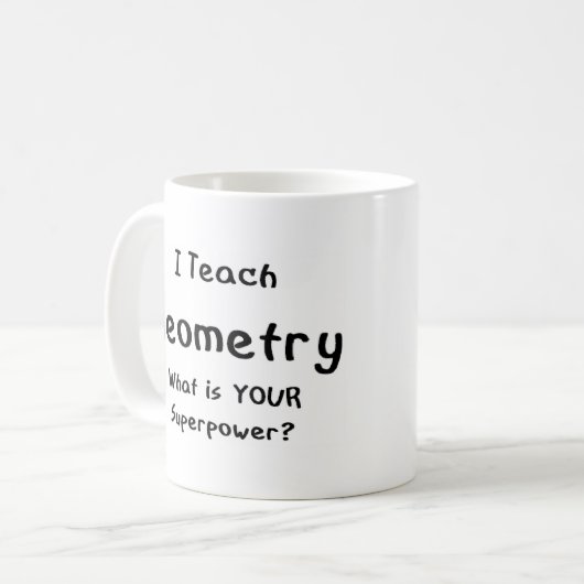 Geometrieunterricht Kaffeetasse (Vorderseite Links)