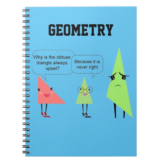 Geometriewitze Notizblock (Vorderseite)
