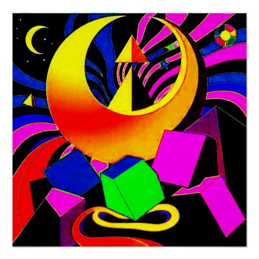 Geometrika Psychedelika 1 Poster (Vorderseite)