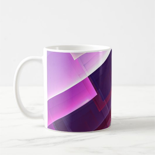 Geometrisblau Kaffeetasse (Links)
