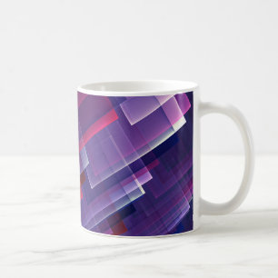 Geometrisblau Kaffeetasse