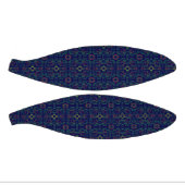 Geometrisblau Mini Basketball (Panele)