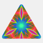 Geometrisch 160614 (01) dreieckiger aufkleber (Vorderseite)