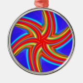 Geometrisch 160614 (04) silbernes ornament (Vorne)