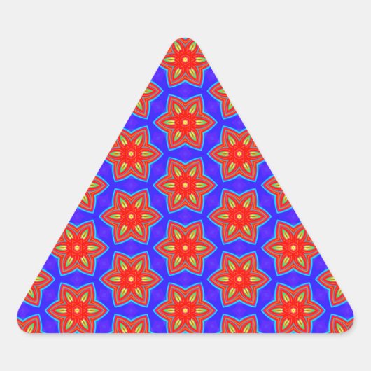 Geometrisch 160614 (05) dreieckiger aufkleber (Vorderseite)