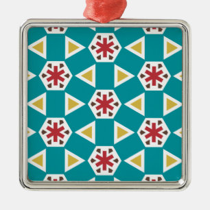 Geometrisch 230614 (01) silbernes ornament