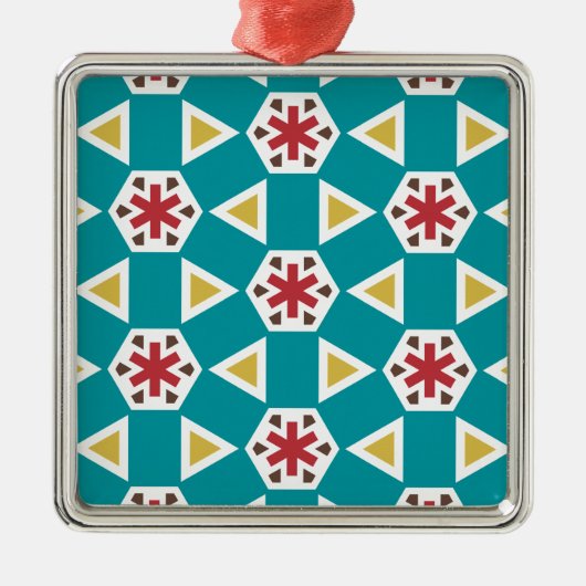 Geometrisch 230614 (01) silbernes ornament (Vorne)