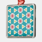 Geometrisch 230614 (01) silbernes ornament (Links)