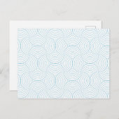 geometrisch #2 ankündigungspostkarte (Vorne/Hinten)