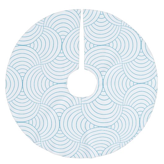 geometrisch #2 polyester weihnachtsbaumdecke (Vorderseite)