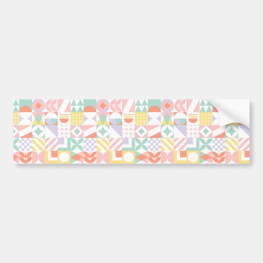 geometrisch #32 autoaufkleber (Vorne)