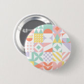 geometrisch #32 button (Vorne & Hinten)