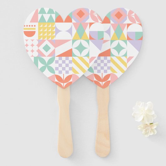 geometrisch #32 fächer (Vorne und Hinten)