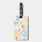 geometrisch #32 gepäckanhänger (Rückseite vertikal)
