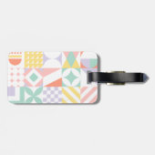 geometrisch #32 gepäckanhänger (Rückseite horizontal)