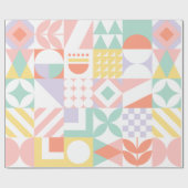 geometrisch #32 geschenkpapier (Flach)