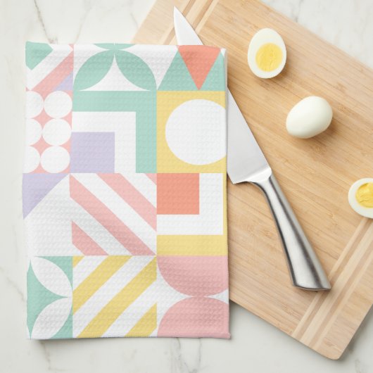 geometrisch #32 geschirrtuch (Viertel Falte)