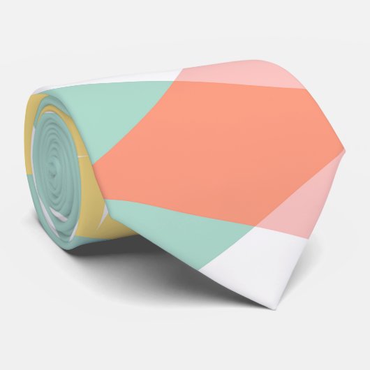 geometrisch #32 krawatte (Gerollt)