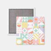 geometrisch #32 magnet (Vorderseite/Rückseite)