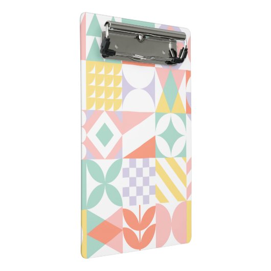 geometrisch #32 mini klemmbrett (Schrägansicht)