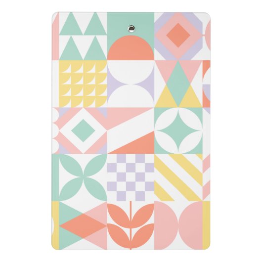 geometrisch #32 mini klemmbrett (Rückseite)