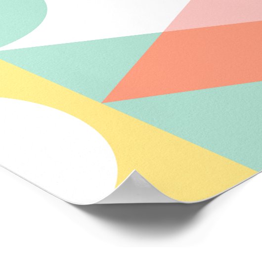 geometrisch #32 poster (Ecke)