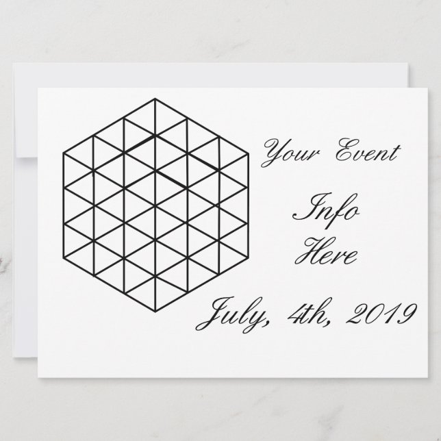 Geometrisch 3-D Cube Thunder_Cove (Vorderseite)