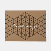 Geometrisch 3-D Cube Thunder_Cove Fußmatte (Vorderseite)