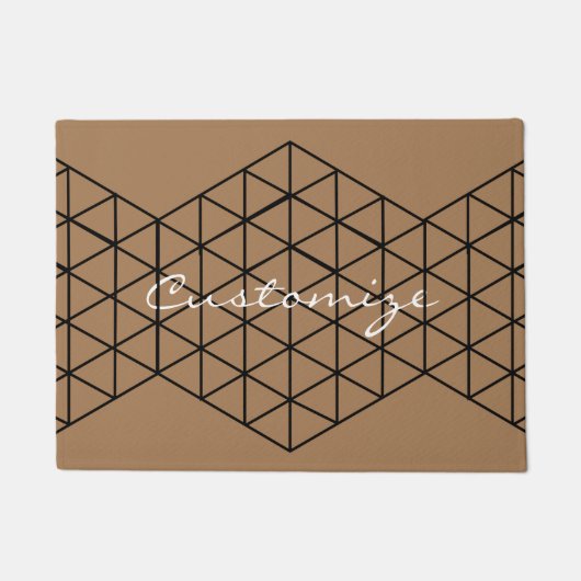 Geometrisch 3-D Cube Thunder_Cove Fußmatte (Vorderseite)