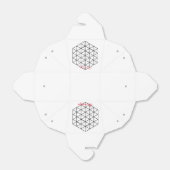 Geometrisch 3-D Cube Thunder_Cove Geschenkschachtel (Ungefaltet)