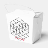 Geometrisch 3-D Cube Thunder_Cove Geschenkschachtel (Rückseite)