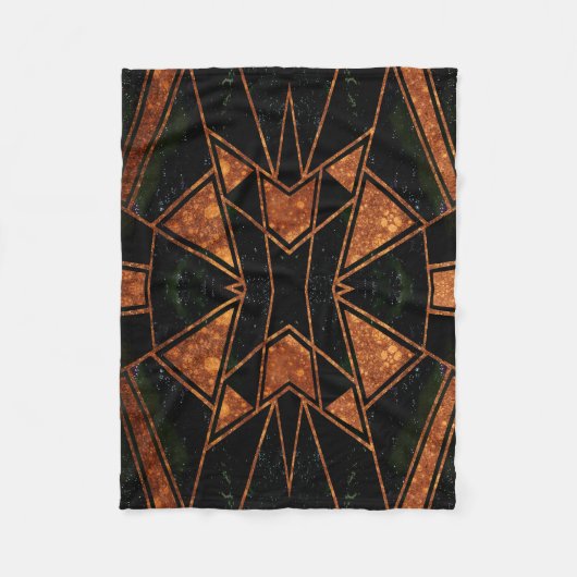 Geometrisch #861 fleecedecke (Vorderseite)
