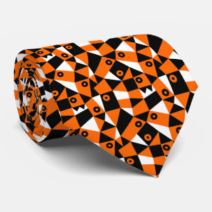 Geometrisch Abstrakt 030919 - Orange Krawatte