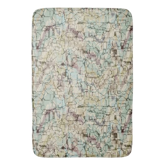 geometrisch abstrakt badematte (Vorderseite Vertikal)